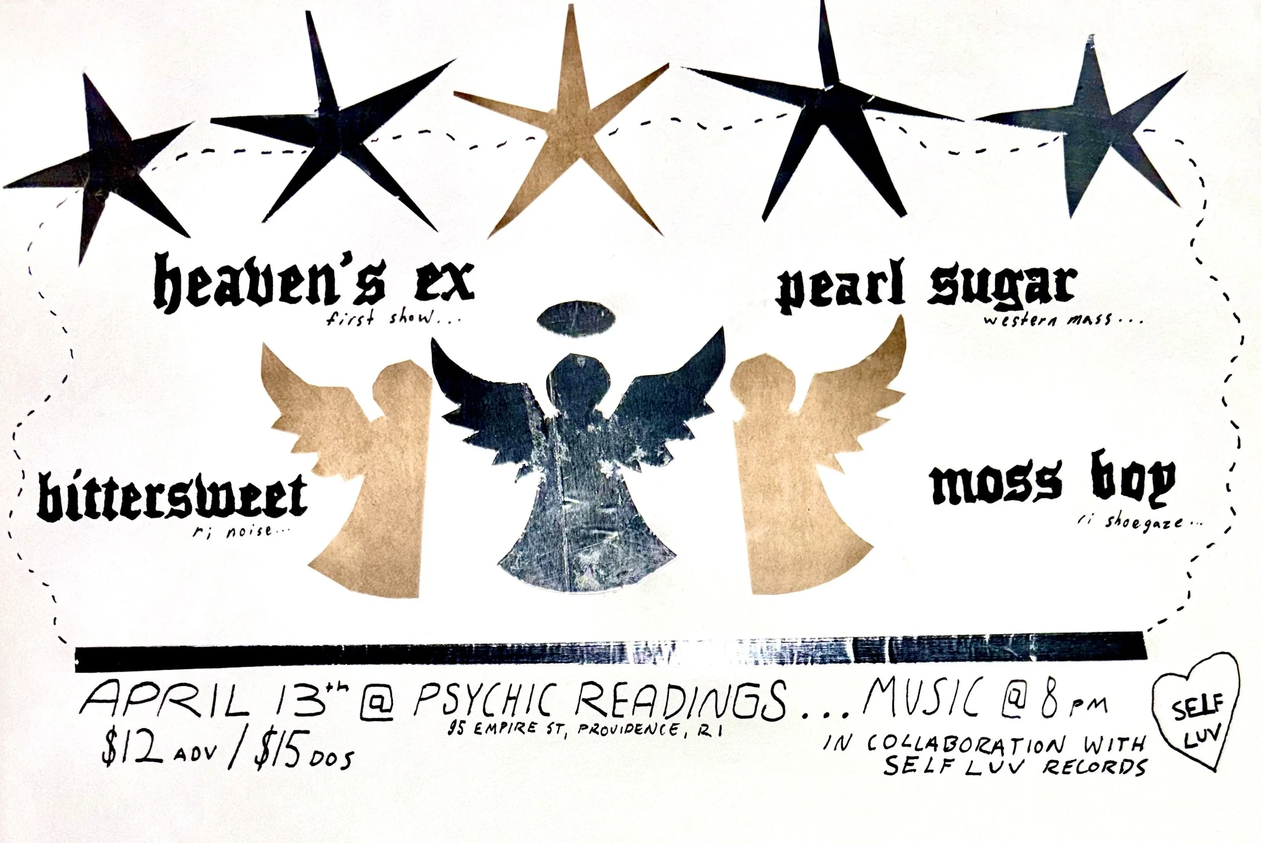 AS220 Calendar — Heaven's Ex, Pearl Sugar, Bittersweet, Moss Boy
